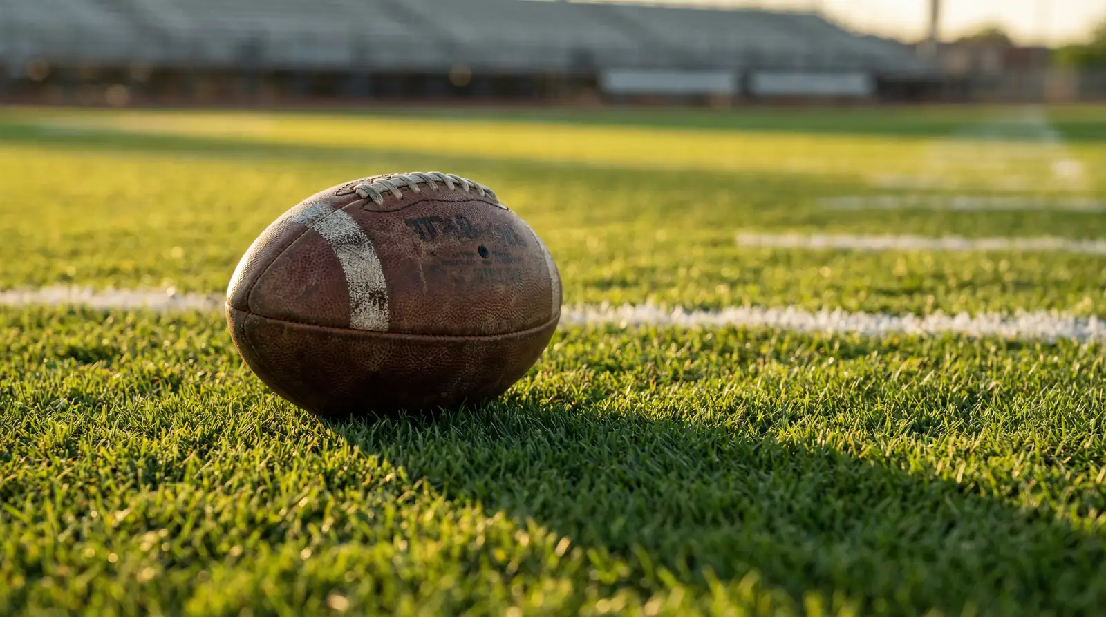 NFL-Wettarten erklärt — Football auf dem Spielfeld mit Anzeigetafel